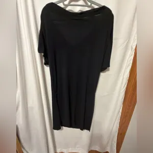 Free People- We the Free- Take It Easy Tunic Tee in Black Size Large thumbnail 12