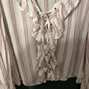 American Eagle Ruffle Blouse thumbnail 3