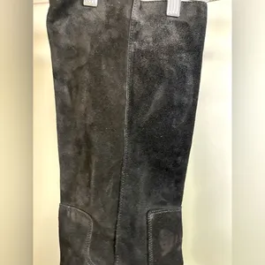 NWOB Steve Madden Western heel black suede boots sz 10 thumbnail 2