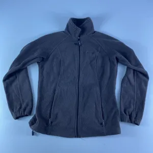 Columbia Jacket Women's Small Brown Full Zip Fleece Zip Pockets‎ Outdoor Ladies thumbnail 1
