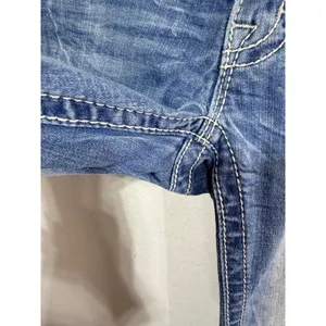 Miss Me Cuffed Capri Signature Embellished Jeans Womens 27 Blue JP5755P4 Western thumbnail 6