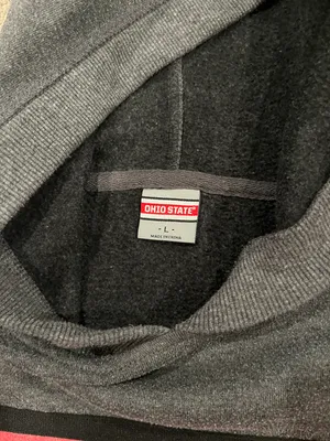 Ohio State Hoodie Gray Size L thumbnail 3