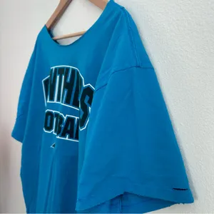 Carolina Panthers NFL Destroyed off the shoulder Tee thumbnail 3