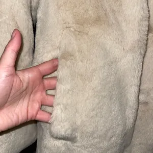 Abercrombie Faux Fur Long-Length Coat A&F XS thumbnail 8
