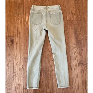 Free people green skinny jeans size 27 thumbnail 8