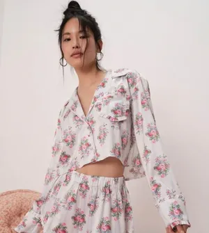 For Love And Lemons Lilah Sleep Shirt thumbnail 1