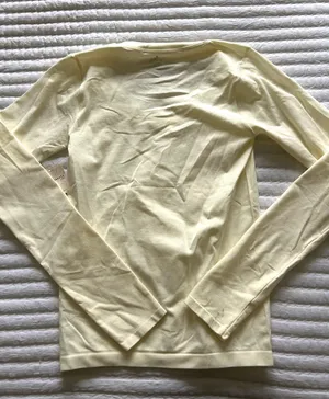 Free People intimately fitted seamless long sleeve size L/XL thumbnail 2
