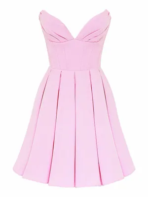 New✨ House of CB Mar Strapless Mini Dress in Cotton Candy Pink Size Medium - NWT thumbnail 14