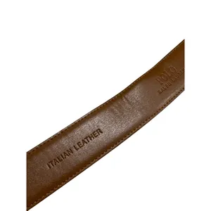 Polo Ralph Lauren Brown Italian Leather Dress Belt Unisex Size 32/80 SKU 6992 thumbnail 6