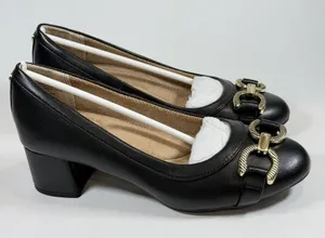 Giani Bernini Size-6M Shoes Ameriee‎ Dress Black Memory Foam Block Heel thumbnail 1