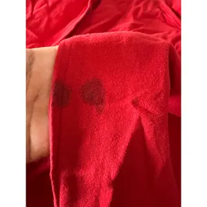 Hollister Women’s Medium Red Long Sleeve Scoop Neck Logo T Shirt Stretch Casual thumbnail 8