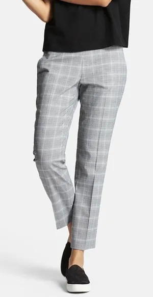 Uniqlo Smart Style Pants in Glen Check Plaid thumbnail 1