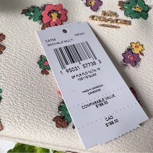 Coach CA738 Nolita 19 With Spaced Floral Field Print In Gold/Chalk Multi thumbnail 7