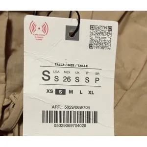 Zara Poplin Balloon Crop Top Beige Modern Romantic Peasant Runway Tik Tok thumbnail 4