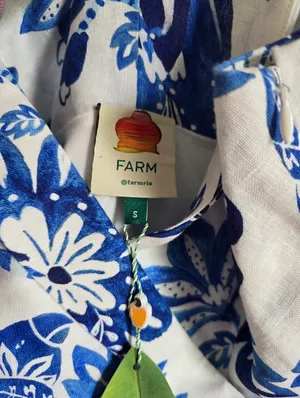 FARM RIO ACTIVE Off-White Fora Birds Eurofax Mini Dress. thumbnail 6