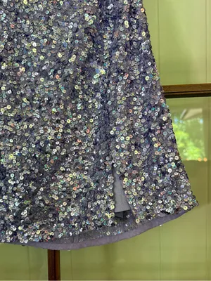 Sherri Hill 54469 Lilac One Shoulder Sequin Cocktail Dress Homecoming Prom - 4 thumbnail 7