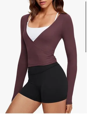 Casual tie gym or yoga layering shirt thumbnail 1