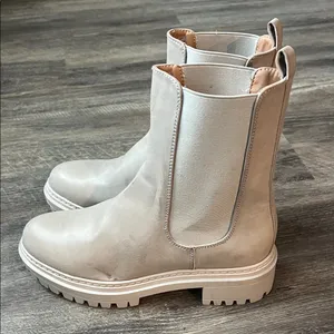 Anna‎ Field Women’s Beige Chelsea Ankle Boots Size 9 ✔️ thumbnail 1