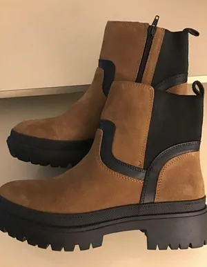 Lucky Brand women chestnut brown suede Eabile boots US 10 Euro 42 thumbnail 9