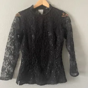 Zara Sequin Lace‎ Top thumbnail 5