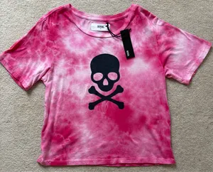 Soul by SoulCycle Pink Tee workout Crop thumbnail 1