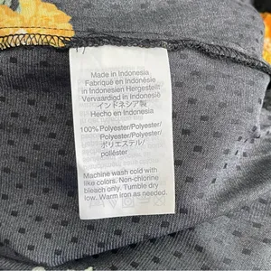 Madewell Bubble-Sleeve Black Wrap Top with Yellow Gold Floating Florets S thumbnail 12