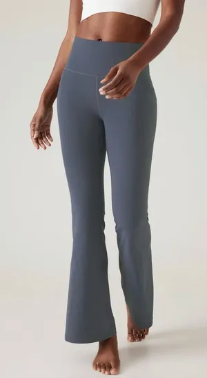 Athleta Salutation Stash Flare Pant in Blue thumbnail 1
