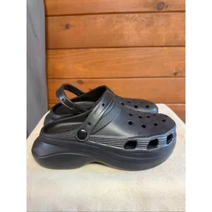 No Brand Womans Clogs/Slides Black Sz 10 NWOT thumbnail 2