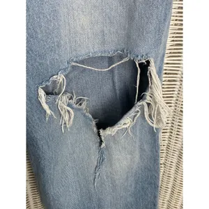 Levi's 501 94 Baggy Jeans Light Wash Distressed High Rise‎ Straight 27 thumbnail 8