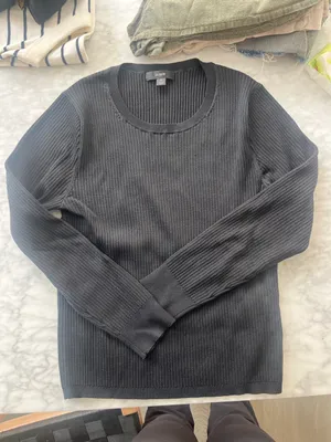J crew black top thumbnail 1