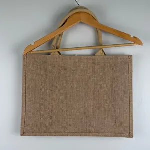 Bride Burlap Tote White thumbnail 3
