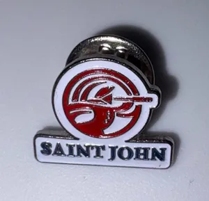 Saint John New Brunswick Pin Red thumbnail 1