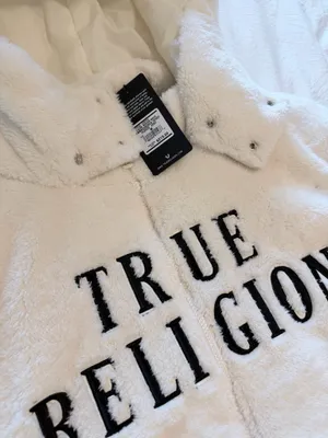 True Religion Cropped Jacket White thumbnail 2