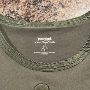 Disney Disneyland Top 3/4 Sleeve Mickey Mouse Y2K 90s Casual Streetwear Green Sz Large thumbnail 3