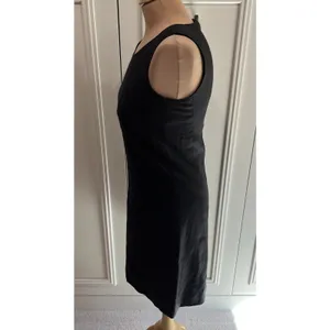 Vtg Irresistibles‎ Black 100% Linen Sheath Dress Size 4 Sleeveless Classic 90s thumbnail 5