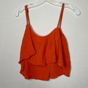 LA VI Crop Top Orange thumbnail 2