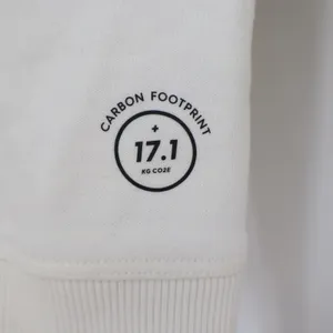 Allbirds Womens R&R Sweatshirt Cream White Organic Cotton Hemp XS thumbnail 2