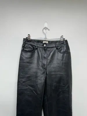 Aritzia Wilfred Melina Leather Pants Black thumbnail 4