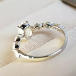 Gorgeous White Sapphire 925 Sterling Silver thumbnail 8