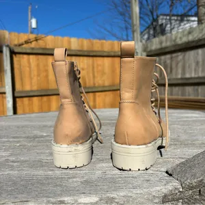 DV BY DOLCE VITA Opalus Womens Zipper Lace Up Combat‎ Boots size 7 thumbnail 5