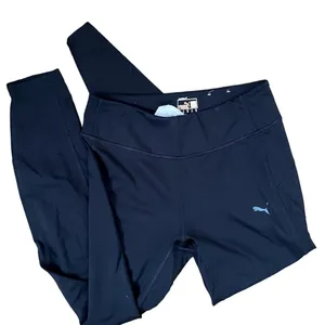 Puma‎ black leggings lightewight drycell athletic leisure pants workout comfort thumbnail 1