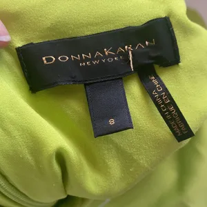Donna Karan New York black label asymmetrical silky cocktail dress, size 8 thumbnail 4