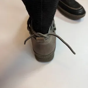 OTBT‎ Womens Black Slope Faux Shearling Lined Winter Boots Mid Calf Wrap Lace thumbnail 14