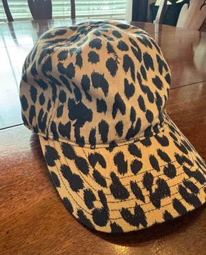 Kate Spade NY Leopard Print Baseball Cap - Tan & Black thumbnail 1