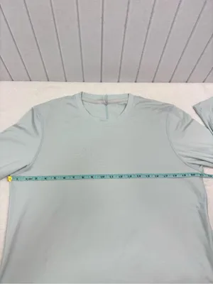 lululemon athletica Pale Blue Long-Sleeve Crew Tee thumbnail 7