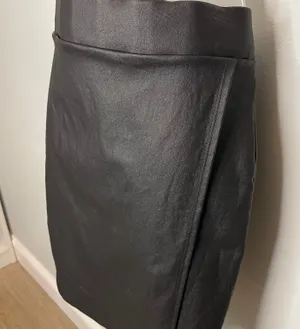Charlotte Russe Asymmetrical Faux Leather Mini Skirt thumbnail 5