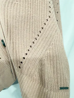 Abercrombie & Fitch Dusty Rose woven lightweight cardigan size Medium thumbnail 8