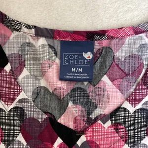 Zoe & Chloe Women’s Scrub Top Size Medium thumbnail 6