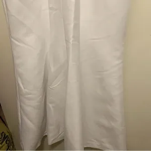 White Wedding Dress S Small Bust 32” Lace Tank Top Beaded Handmade Vintage READ thumbnail 15