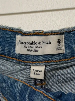Abercrombie & Fitch The Mom Short High Rise Curve Love Size 10 / 30 thumbnail 4